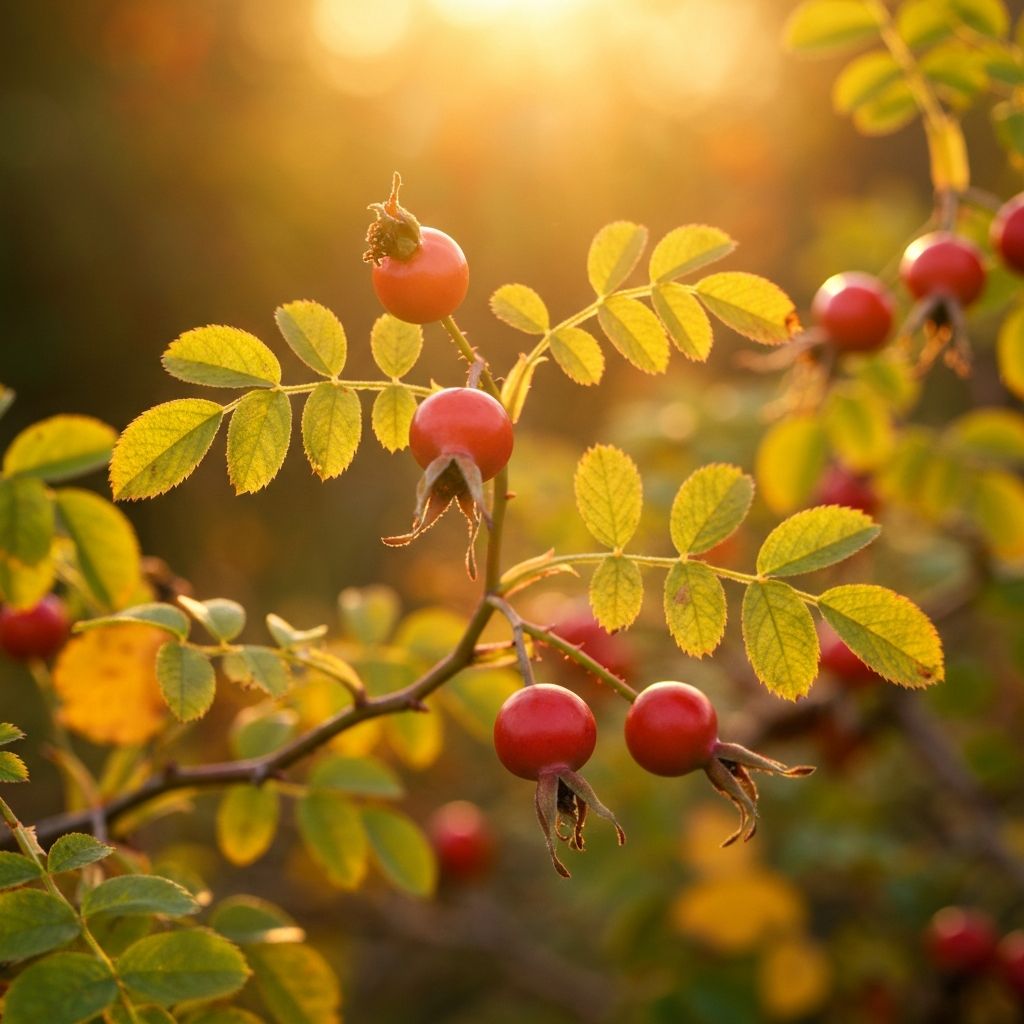 Rose hip berries